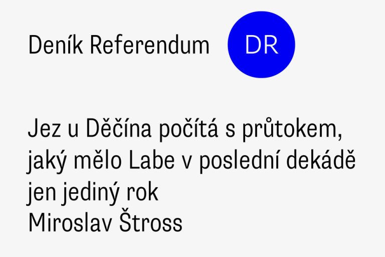 Článek o jezu na Labi